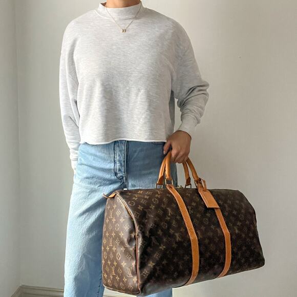 Louis Vuitton Keepall Bandoulière 50 Monogram Duffel Bag SP0993 - Picture 11 of 11